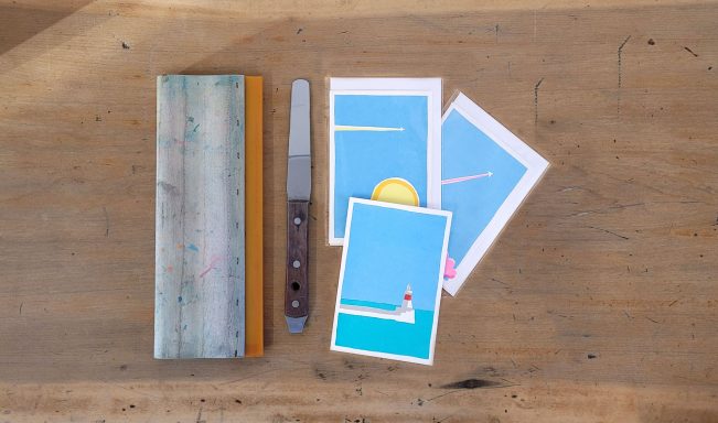 Screenprinted Greeting Cards
